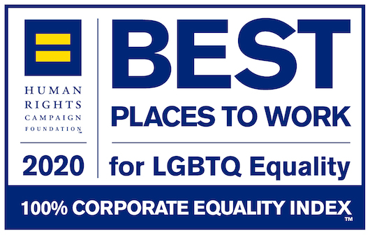 logo best place to work LGBTQ equality